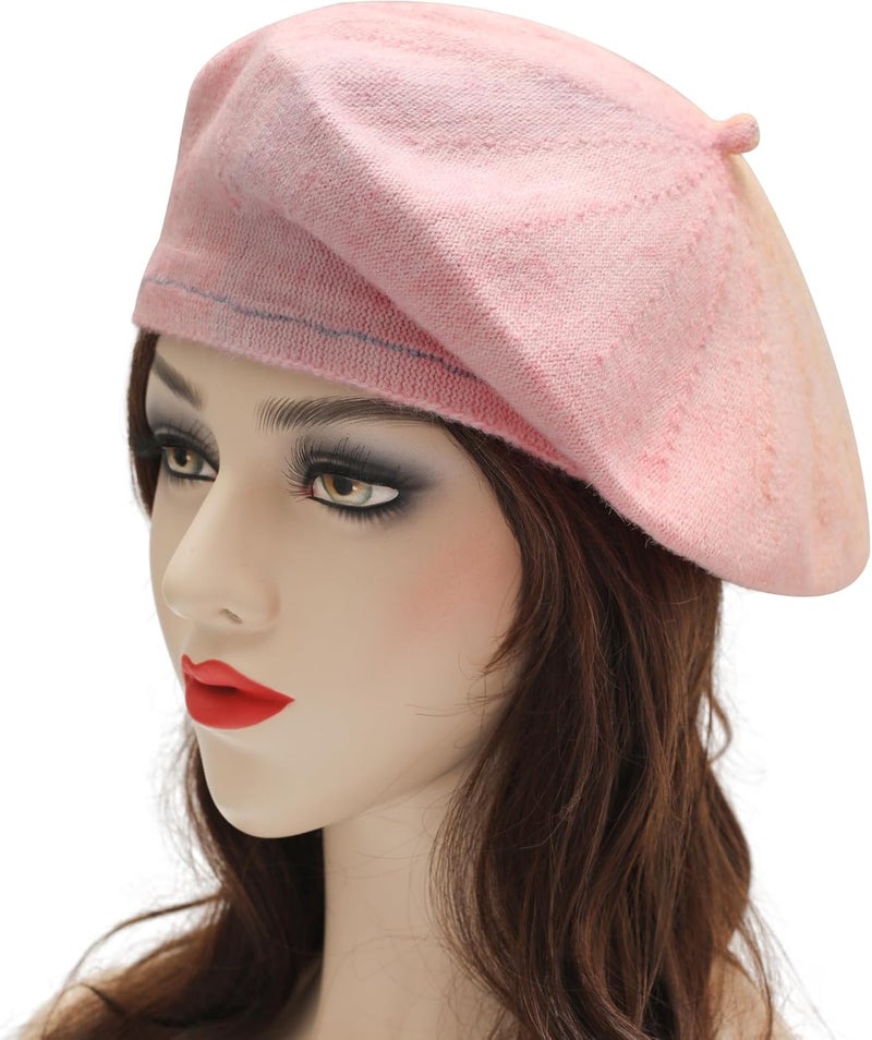 ZLYC French Beret Hat Fashion Print Lightweight Winter Warm Artist Hat for Women - Image 3